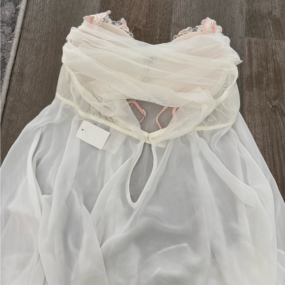 NWT In Bloom by Jonquil Chic Cream Lace Chemise Set - Picture 2 of 5